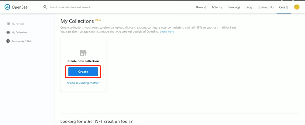 OpenSea创建NFT详细教程