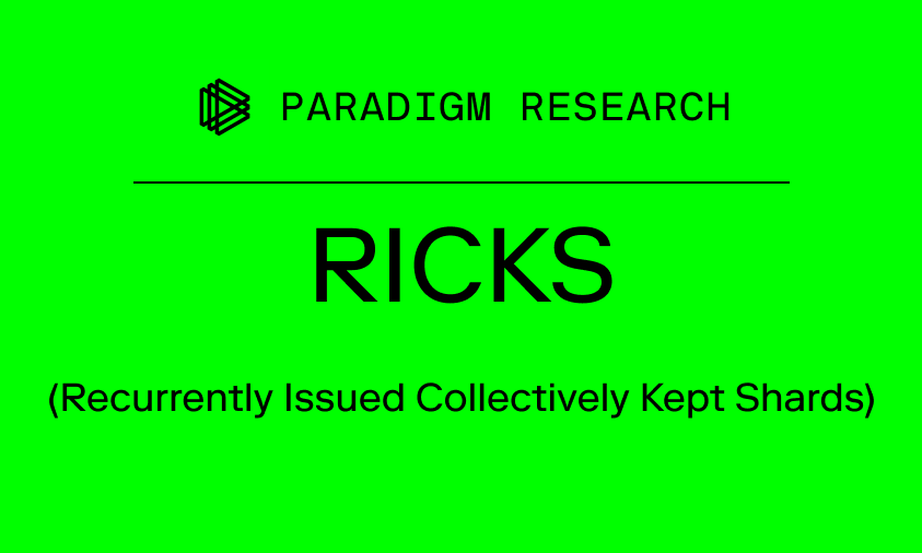 Paradigm新研究：RICKS如何解决NFT碎片化重组及流动性难题